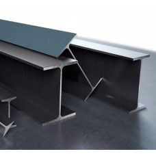 Двутавр нержавеющий г/к AISI 321 IPN 100 (INP) 80х42х3,9х5,9 мм DIN 1025-3