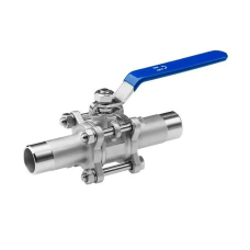 Кран нержавеющий шаровой стальной неполнопроходной муфтовый 12Х18Н10Т ДУ 10 Ру 16